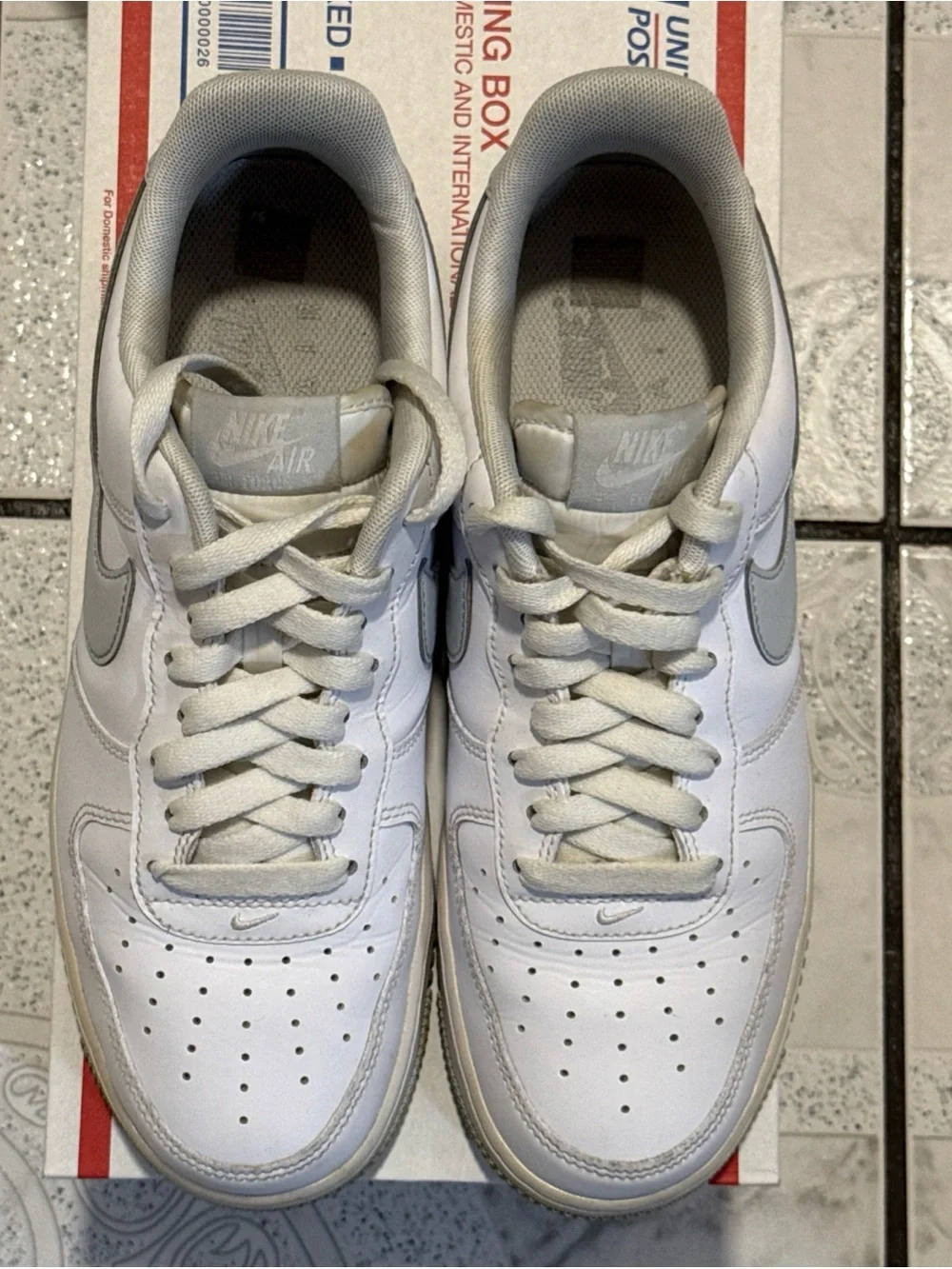 Nike Air Force 1 Low ‘07 White Pure Platinum Men’s Size 8 / W 9.5 DC2911-100
